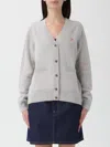 Maison Kitsuné Cardigan  Woman Color Grey In Gray