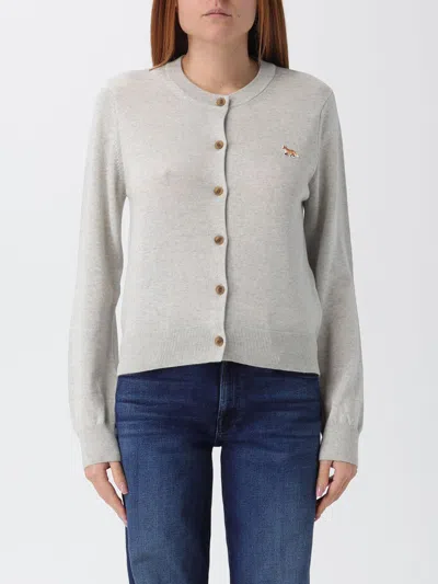 MAISON KITSUNÉ SWEATER MAISON KITSUNÉ WOMAN COLOR GREY,H27876020