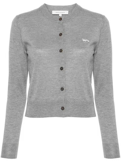 MAISON KITSUNÉ MAISON KITSUNÉ CARDIGAN WITH EMBROIDERY
