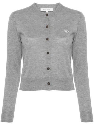 Maison Kitsuné Cardigan With Embroidery