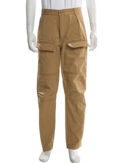 Pre-owned Maison Kitsuné Cargo Pants In Neutral