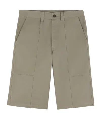Maison Kitsuné Cargo Shorts In Nude