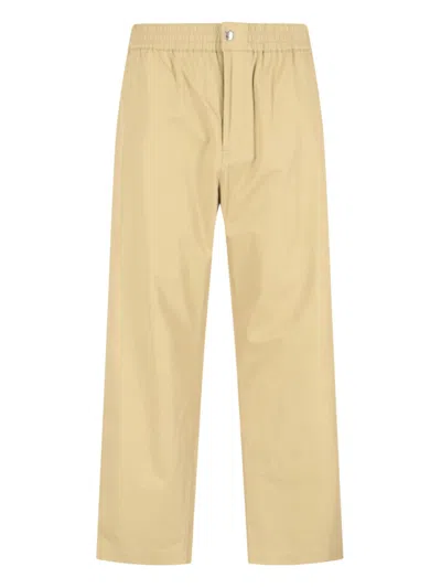 Maison Kitsuné 'casual' Trousers In Beige