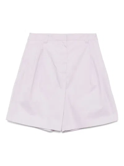 Maison Kitsuné Casual Pleated Bermuda Shorts