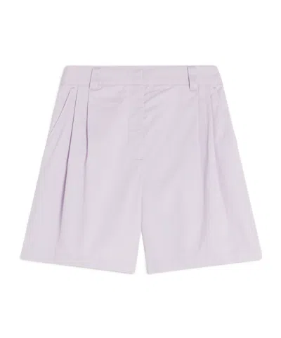 Maison Kitsuné Casual Pleated Bermuda Shorts