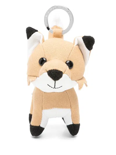 Maison Kitsuné Charming Fox Bag Charm In Multi