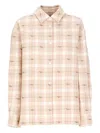 Maison Kitsuné Light Overshirt In Pink
