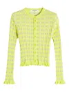 Maison Kitsuné Checkered Cardigan