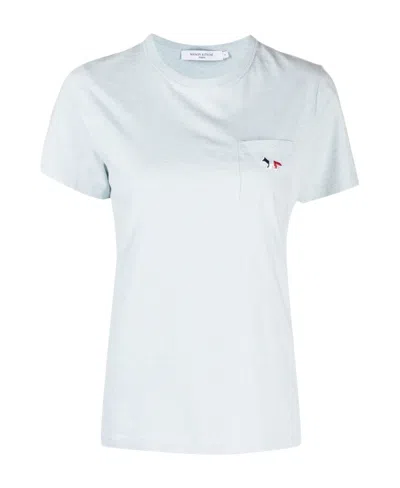 Maison Kitsuné Chest Logo-detail T-shirt In White