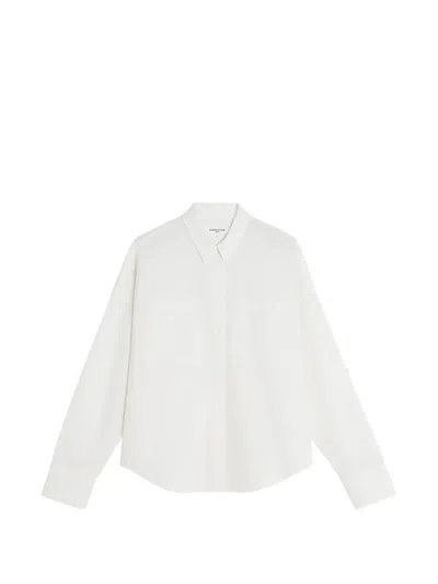 Maison Kitsuné Chest-pocket Button-down Shirt In White