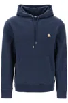 Maison Kitsuné Maison Kitsune Chillax Fox Hooded Sweatshirt In Blue