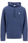 Maison Kitsuné Fox Head Patch Regular Hoodie Sweatshirt In Blue