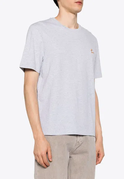 MAISON KITSUNÉ CHILLAX FOX LOGO-PATCH T-SHIRT