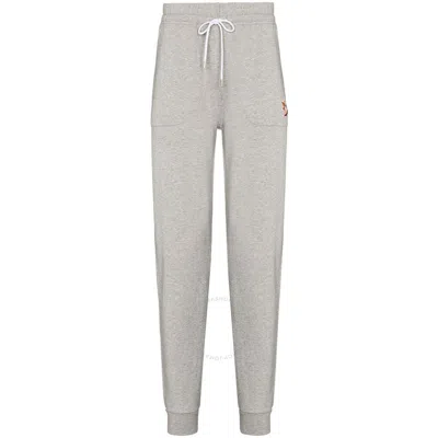 Maison Kitsuné Maison Kitsune Chillax Fox Patch Classic Jog Pant In Grey