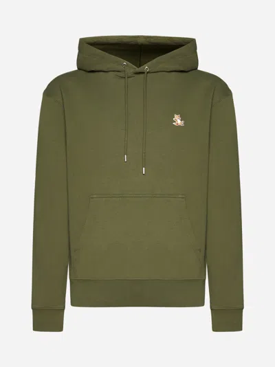 MAISON KITSUNÉ CHILLAX FOX PATCH COTTON HOODIE