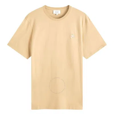 Maison Kitsuné Maison Kitsune Chillax Fox Patch Cotton T-shirt In Brown