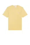 Maison Kitsuné Maison Kitsune Chillax Fox Patch T Shirt In Goldie