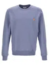 Maison Kitsuné Speedy Fox Patch Comfort Hoodie In Blue