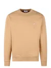 Maison Kitsuné Chillax-patch Sweatshirt In Brown