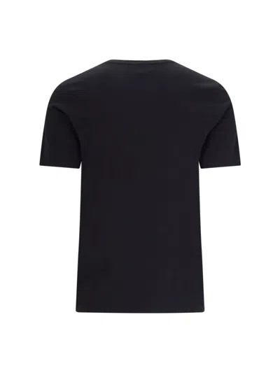 Maison Kitsuné Chillax Fox T-shirt In Black