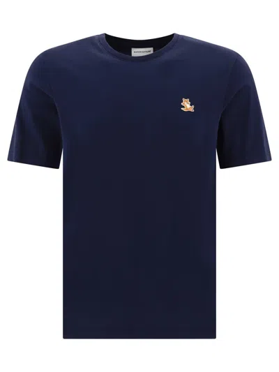 Maison Kitsuné "chillax Fox" T-shirt In Blue