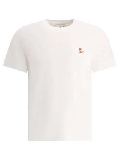 Maison Kitsuné "chillax Fox" T-shirt In White