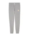 Maison Kitsuné Chillax Fox Tapered Track Pants In Gray