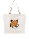 Maison Kitsuné Printed Cotton Tote Bag