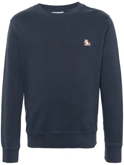 Maison Kitsuné Chillax Patch Cotton Sweatshirt