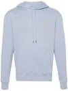 Maison Kitsuné Maison Kitsune Chillax Fox Hooded Sweatshirt In Blue