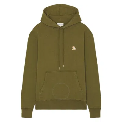 Maison Kitsuné Maison Kitsune Chillax Patch Regular Hoodie In Green