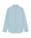 Maison Kitsuné Chillax Print Relaxed Shirt In Blue