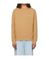 Maison Kitsuné Sweatshirt With Logo Patch In Nude