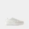 Maison Kitsuné White Chiru Sneakers In White