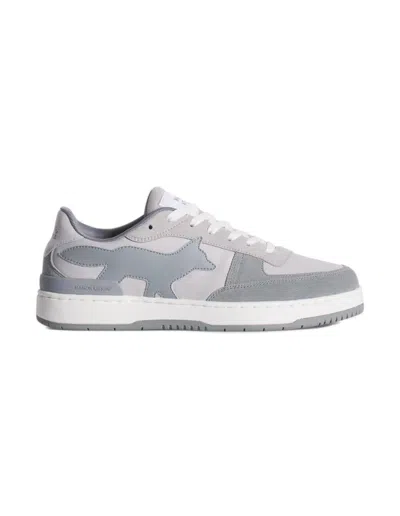 Maison Kitsuné Chiru Sneakers With Logo In Gray