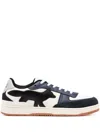 Maison Kitsuné Chiru Trainers In Navy