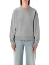 Maison Kitsuné Classic Cotton Fox Head Patch Sweatshirt In Gray