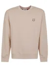 Maison Kitsuné Bold Fox Head Patch Comfort Sweatshirt In Neutral
