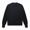 Maison Kitsuné Long-sleeve Black T-shirt With Classic Crew Neckline And Relaxed Fit In Black