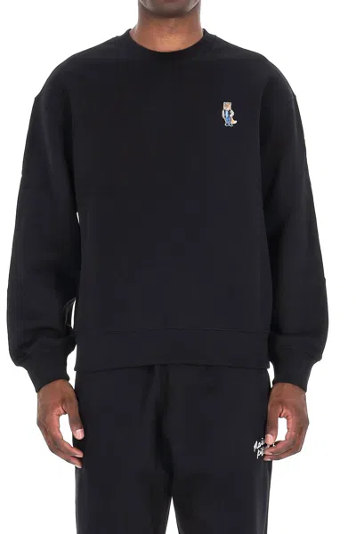 Maison Kitsuné Maison Kitsune Classic Pullover Sweater For Men In Black