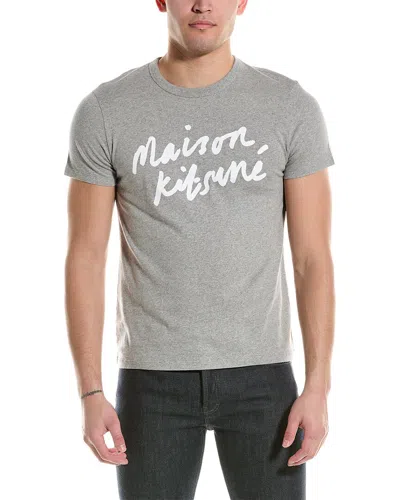 Maison Kitsuné Classic T-shirt In Grey