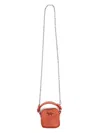 Maison Kitsuné Cloud Mini Coins Purse In Orange