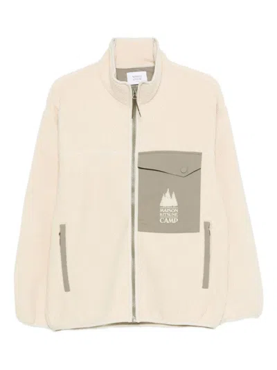 MAISON KITSUNÉ COATS LIGHT AND NATURAL