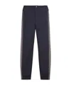 Maison Kitsuné Maison Kitsune Colourblock Technical Track Pants In Black