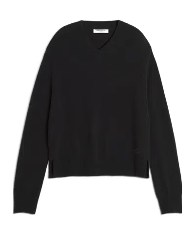 Maison Kitsuné Comfort V-neck Jumper In Black