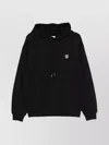Maison Kitsuné Comfortable Hoodie With Front Pouch Pocket In Black