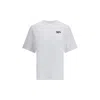 Maison Kitsuné Contrast Logo T-shirt In White