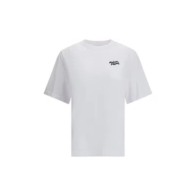 Maison Kitsuné Contrast Logo T-shirt In White
