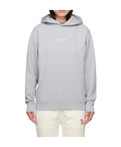 Maison Kitsuné Cordless Hooded Sweater In White