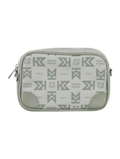 Pre-owned Maison Kitsuné Cosmetic Bag In Green